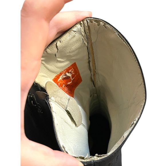 Harley Davidson moto kitten heel boot (sz 7.5) - Picture 6 of 7